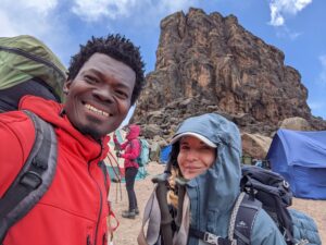 Our Kilimanjaro Mountain hike guide.