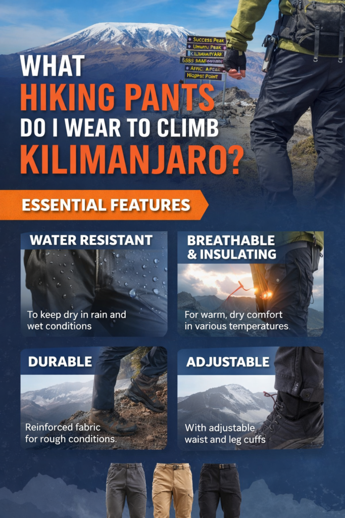 What Hiking Pants Do I Wear to Climb Kilimanjaro